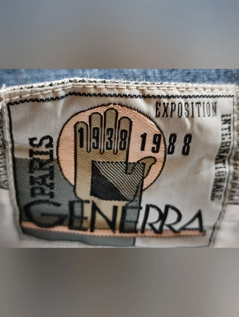 Vintage 1980's Pleated Pants Generra International PARIS Exposition 1938 1988
